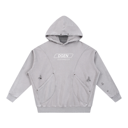 OG Distressed Panel Pocket Hoodie